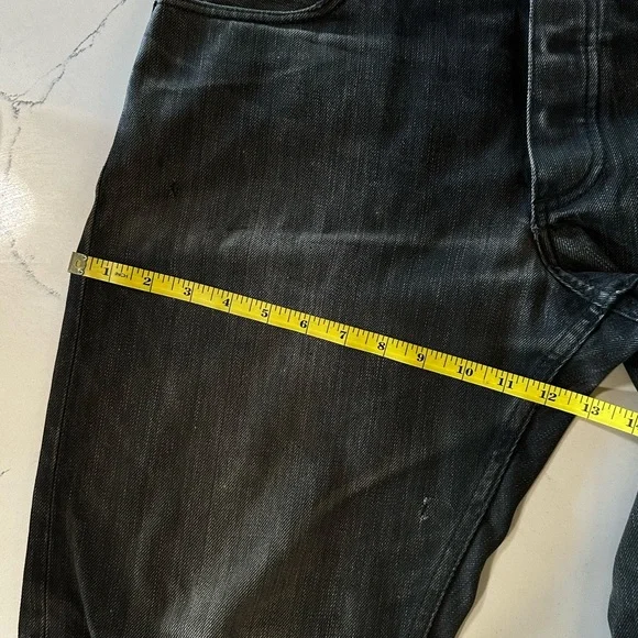 Left Field Black Selvedge Jeans - Picture 8 of 11